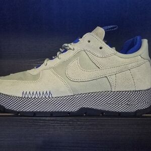 Nike Olive and Blue Sneakers